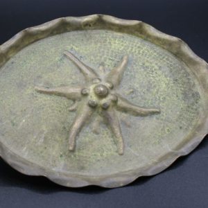 EDELWEISS BRASS ASHTRAY