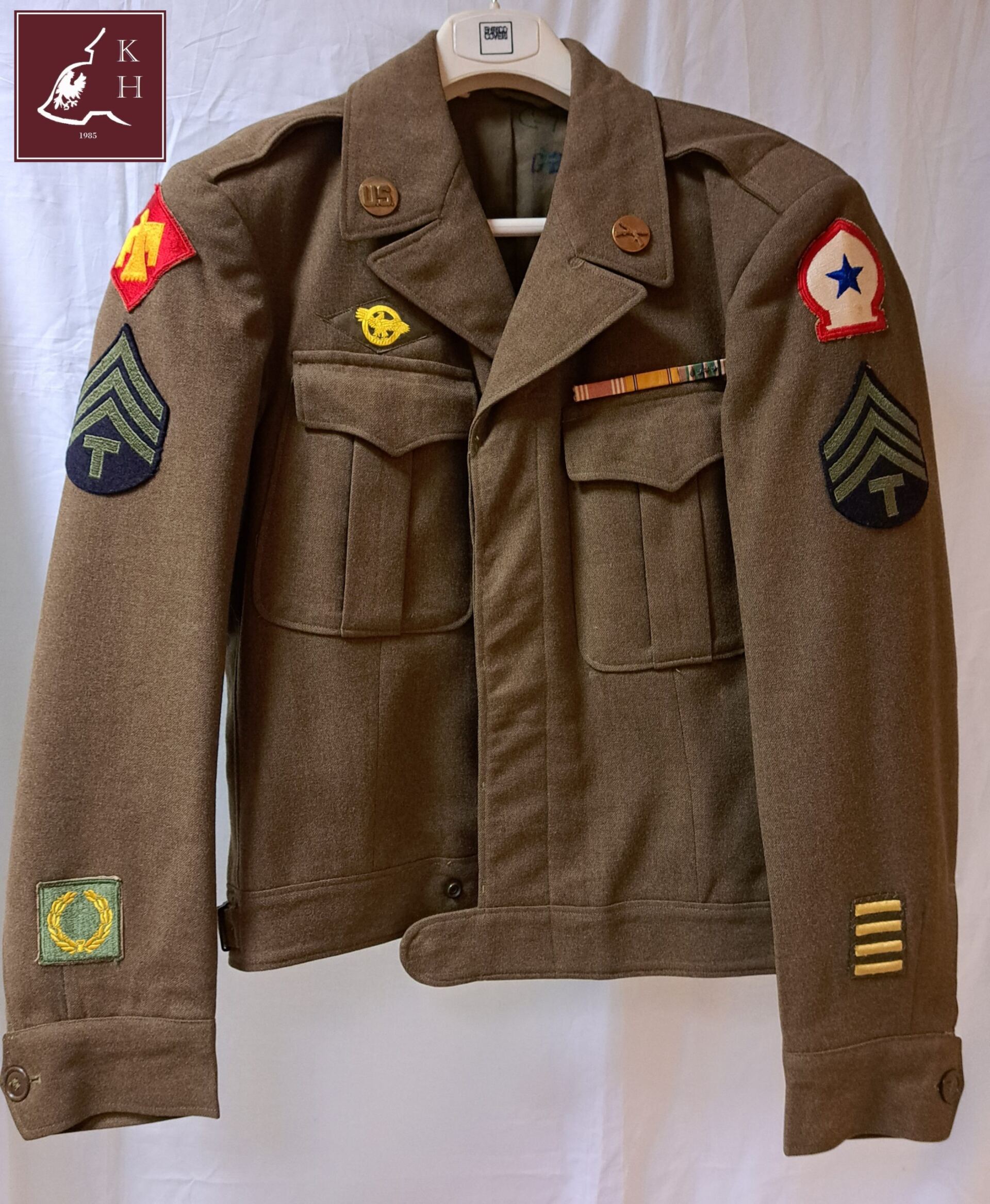 IKE JACKET – 45th INFANTRY DIVISION - SERGEANT TECHNICIAN