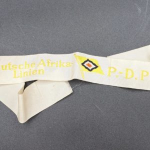 MÜTZENBAND DEUTSCHE AFRIKA LINIEN - P. D. PRETORIA