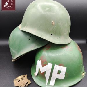 Set of three toy helmets 1950 (circa) made by WILLIAMS -  MADE IN ITALY