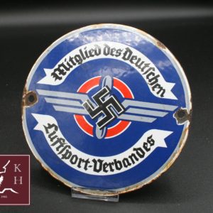 MITGLIED DES DEUTSCHEN LUFTSPORT VERBANDES - ENAMELED DISC