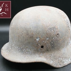 WW2 German Helmet Shell - With traces of decals