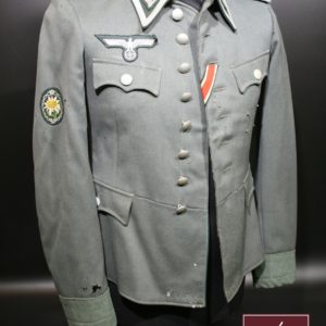 Wehrmacht Uniformjacke für einen Unteroffizier der Fahrtruppen