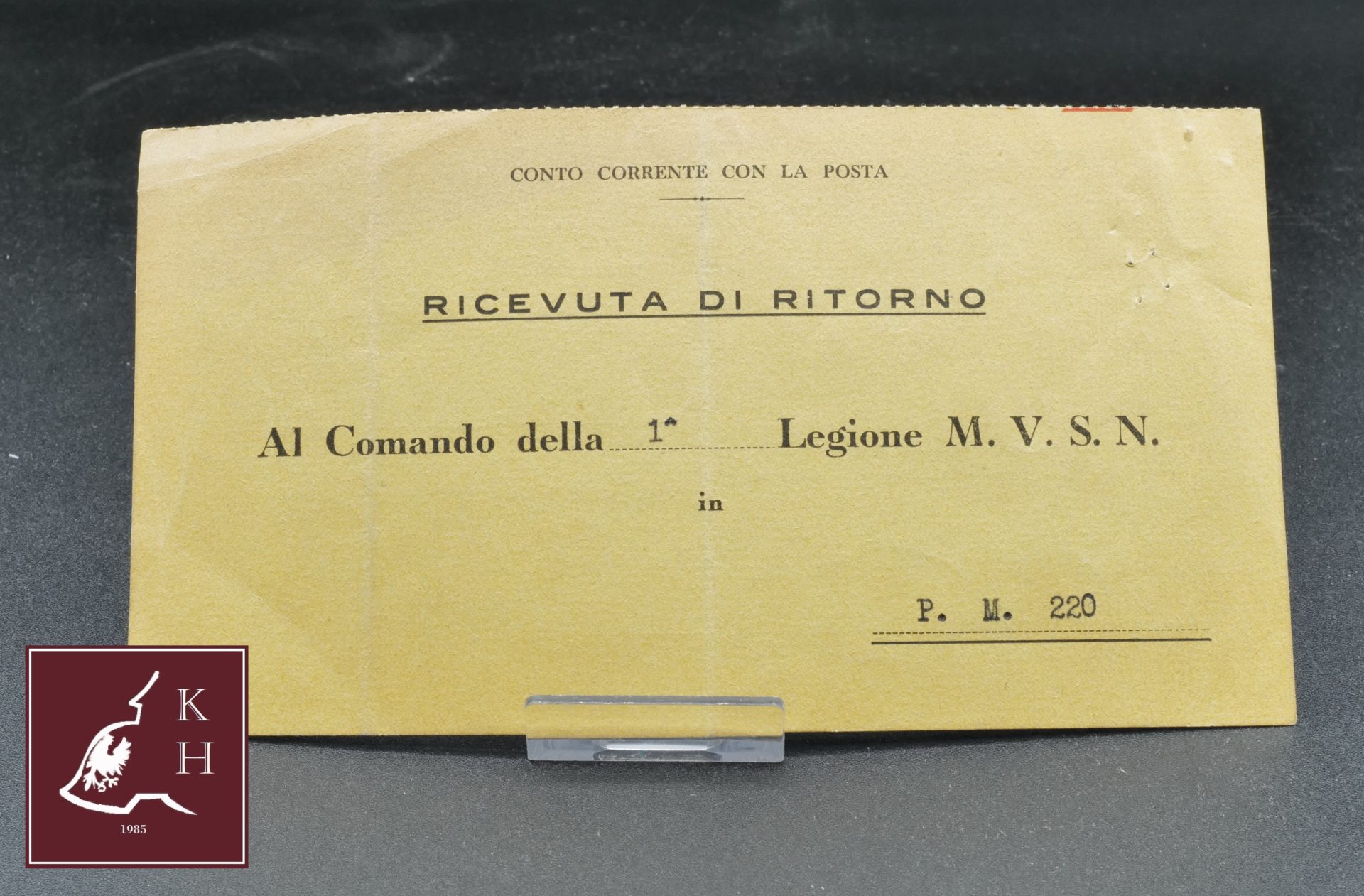Carte Postale Historique MILIZIA VOLONTARIA MVSN 4a LEGIONE - Italie - Ventennio - Occasion