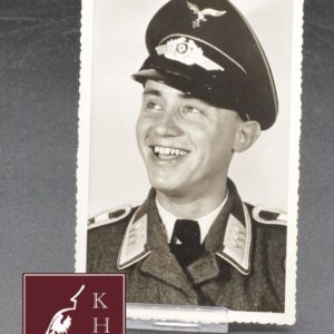 Luftwaffe NCO portrait in uniform - schirmmütze und fliegerbluse