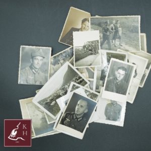 Lot of 20 photos from the family of a Heer soldier – assorted sizes and lots of military subject