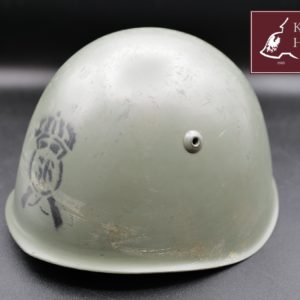 Italian M33 Helmet with 36° Infantry Regiment painted badge - Italian Royal Army WW2