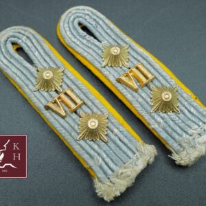 Wehrmacht paar Schulterstücke Rittmeister Wehrkreis VII