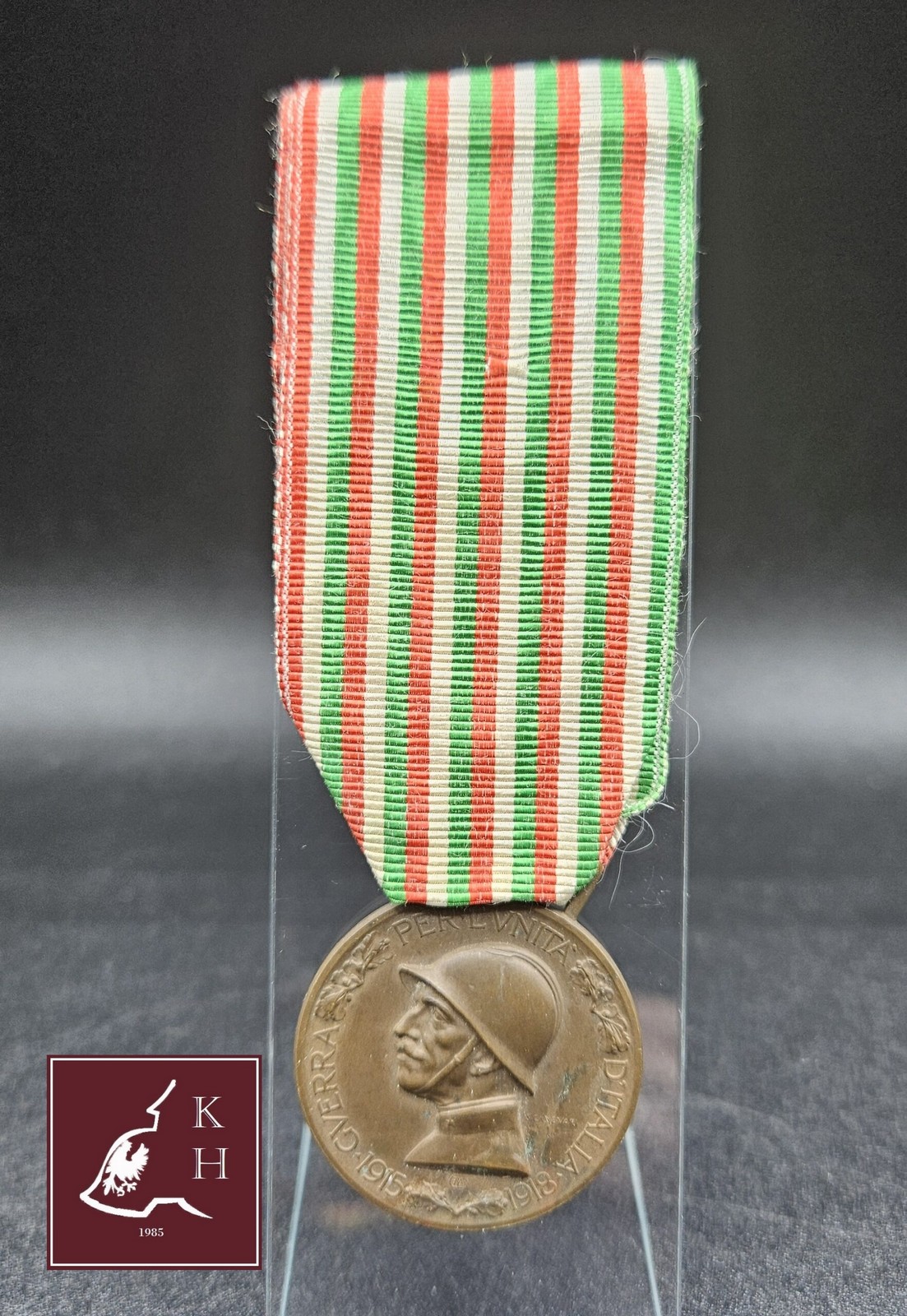ANTICA MEDAGLIA UNITA' D'italia 1915-1918 Coniata Nel Bronzo Nemico EUR