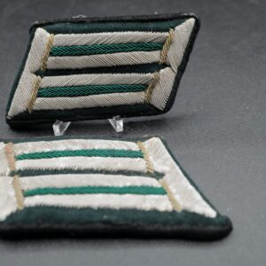 Wehrmacht Heer Paar Kragenspiegel für einen Zahlmeister