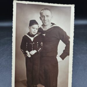 Postcard picture of a german soldier in ww2 - Kriegsmarine