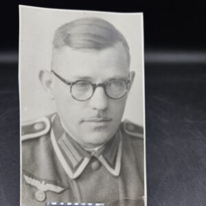 Postcard picture of a german soldier in ww2 - Heer