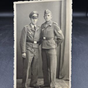 Postcard picture of two german soldiers in ww2 - Luftwaffe
