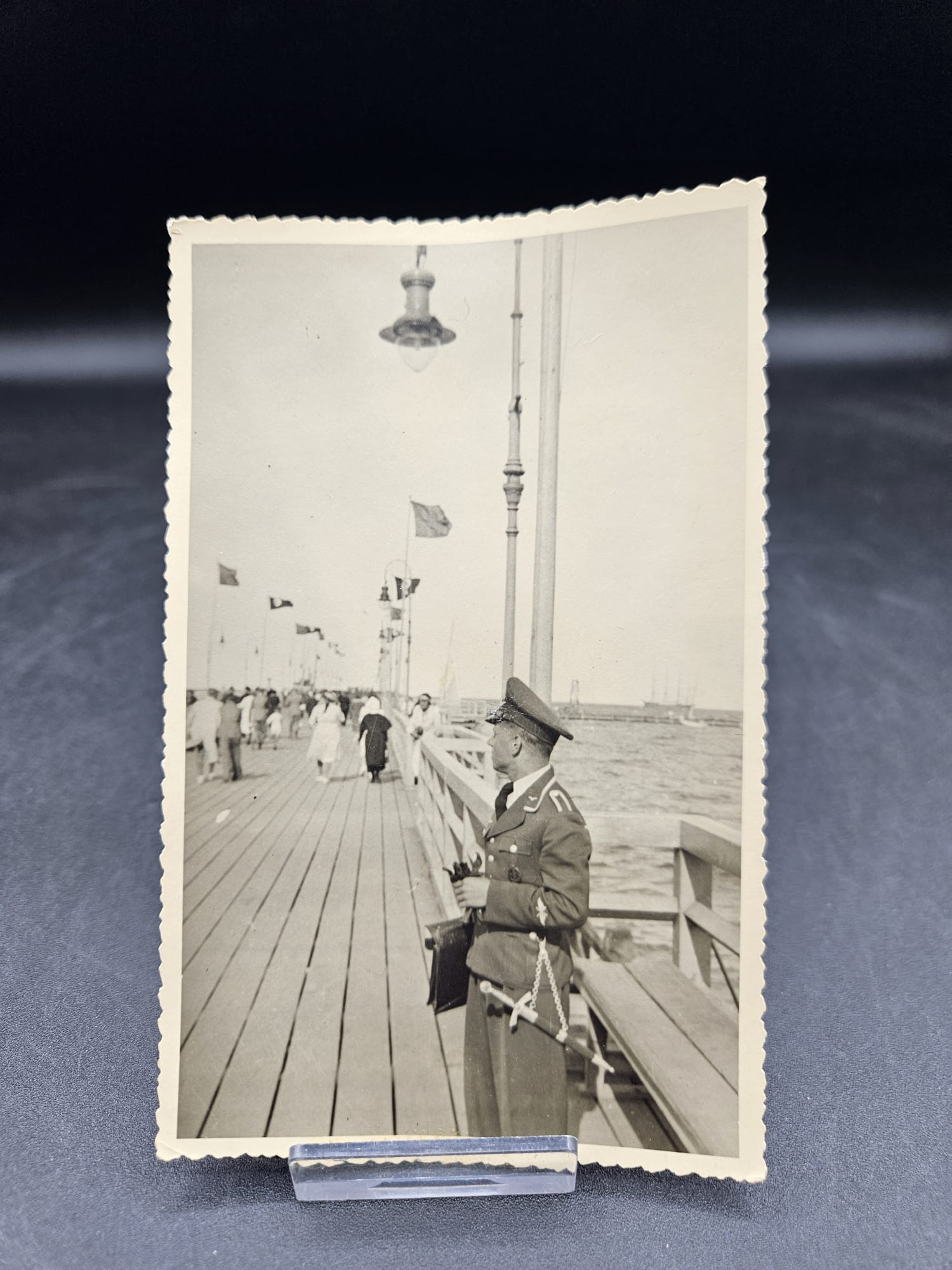 Postcard picture of a german soldier in ww2 - Luftwaffe - Karl Häuser
