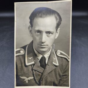 Postcard picture of a german soldier in ww2 - Luftwaffe