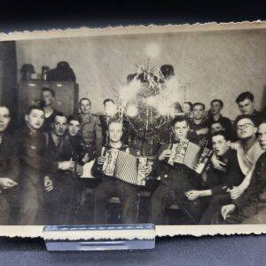 kaserne picture of german soldiers in Christmas time - Wehinacht