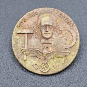 Arbeitstag abzeichen 1 mai 1934 Third Reich - Haken repariert