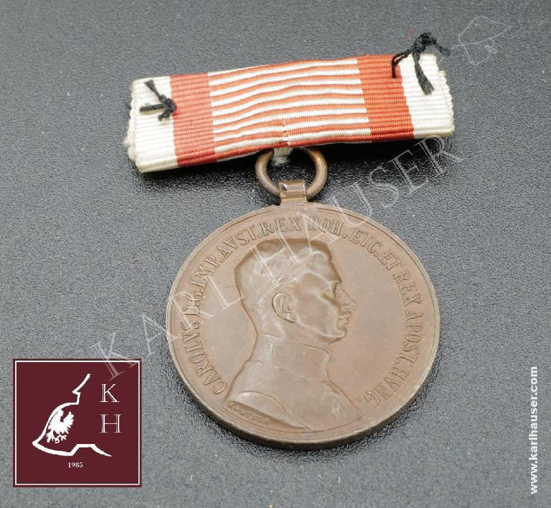Art.  austrian-medal-carolus-imp-et-rex-apost-hung-fortitudini