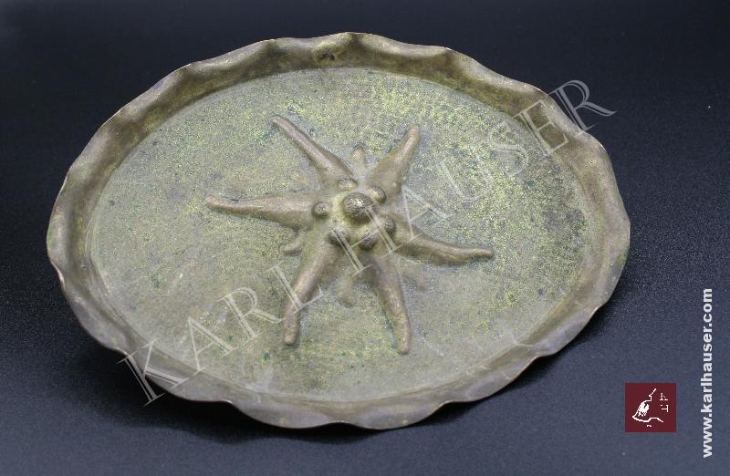 Art.  edelweiss-brass-ashtray