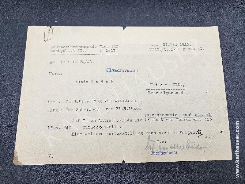 Art.  einschreiben-23-mai-1940