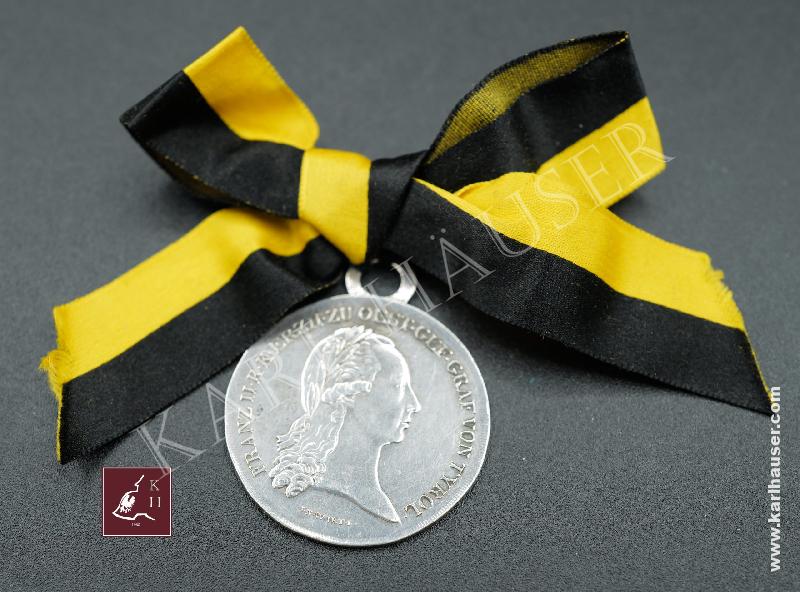 Art.  franz-ii-fur-die-verteidiger-tirols-austrian-medal-with-ribbon