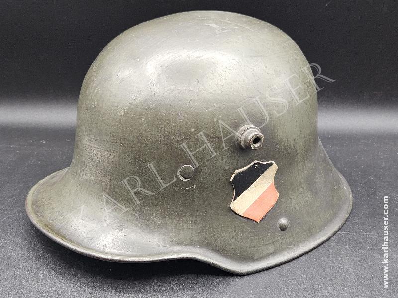 Art.  freikorps-m16-helmet-shell-with-paper-national-shield-applied
