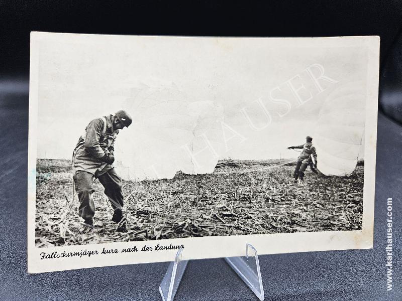Art.  german-paratrooper-photo-postcard