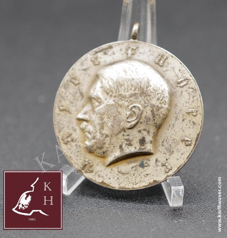 Art.  honor-medal-from-the-city-of-bad-nauheim-hessen-for-the-100th-anniversary-with-profile-of-a-h