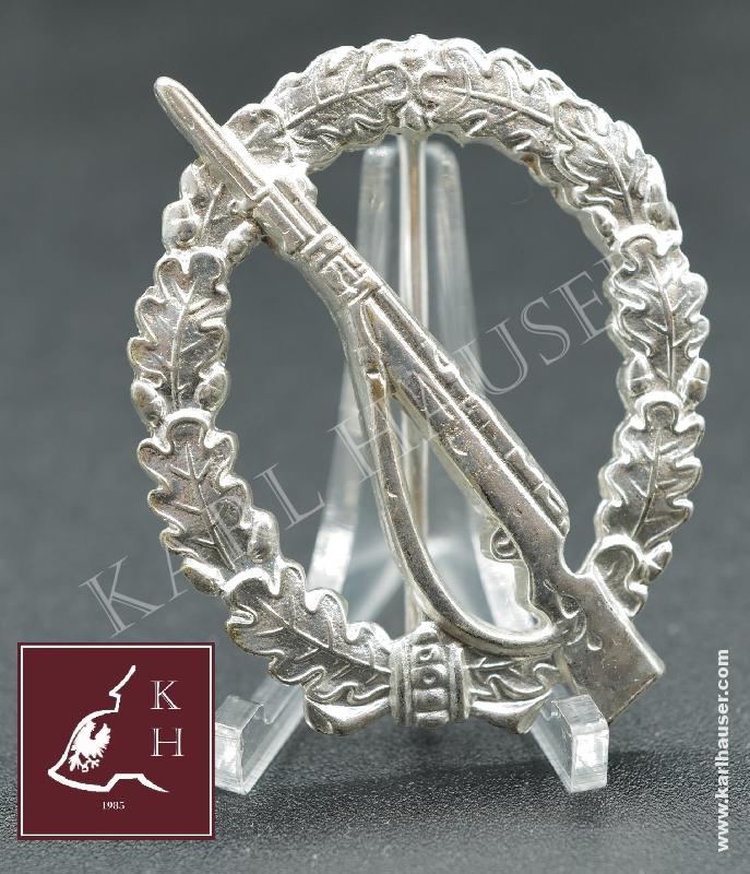 Art.  infanteriesturmabzeichen-in-silber-ausfuhrung-1957-postwar-badge