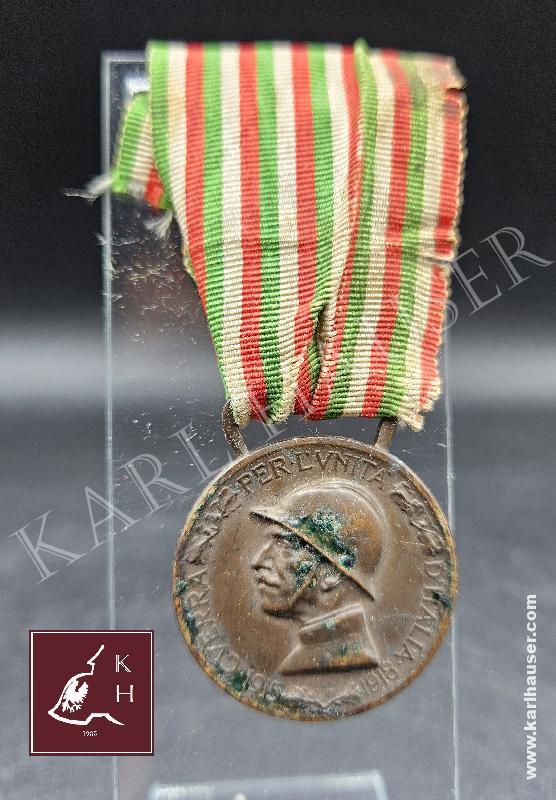 Art.  italian-medal-coniata-nel-bronzo-nemico-guerra-per-lunita-ditalia-1915-1918
