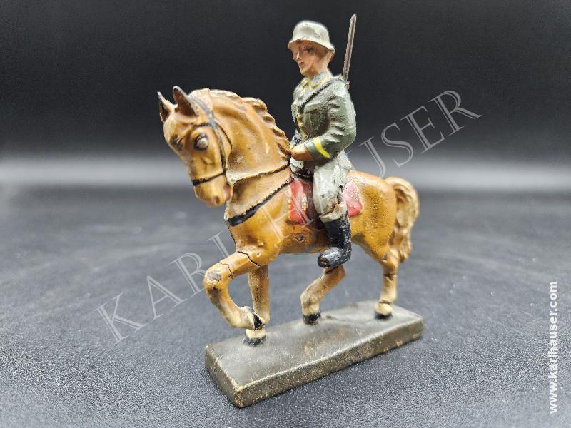 Art.  lineol-heer-reiter-mit-karabiner-auf-schrittpferd