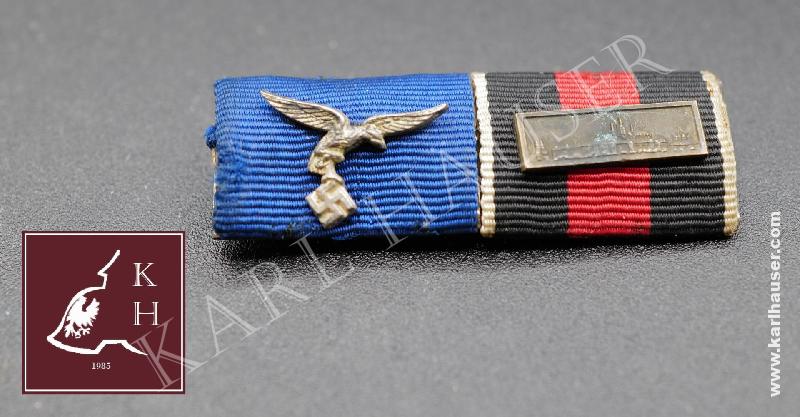 Art.  long-service-luftwaffe-and-sudetenland-medal-ribbon-with-metal-details