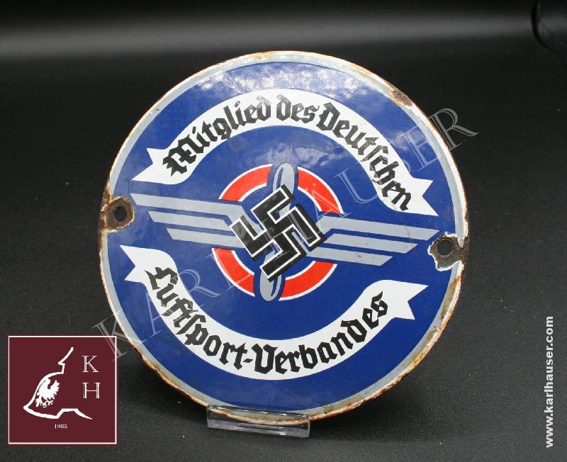 Art.  mitglied-des-deutschen-luftsport-verbandes-enameled-disc