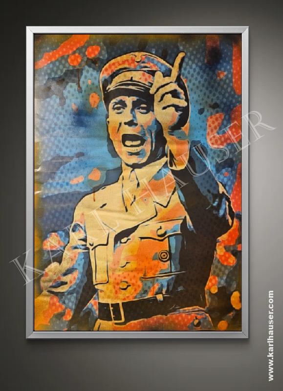 Art.  propaghandix-100-x-70-mixed-media-on-canvas-by-jo-peiper