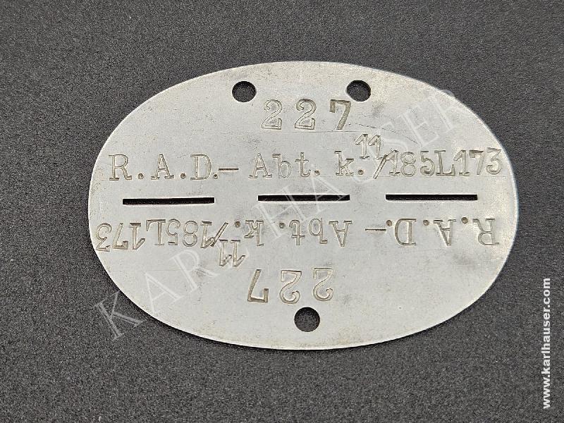 Art.  reichsarbeitsdienst-rad-erkennungsmarke-dog-tag