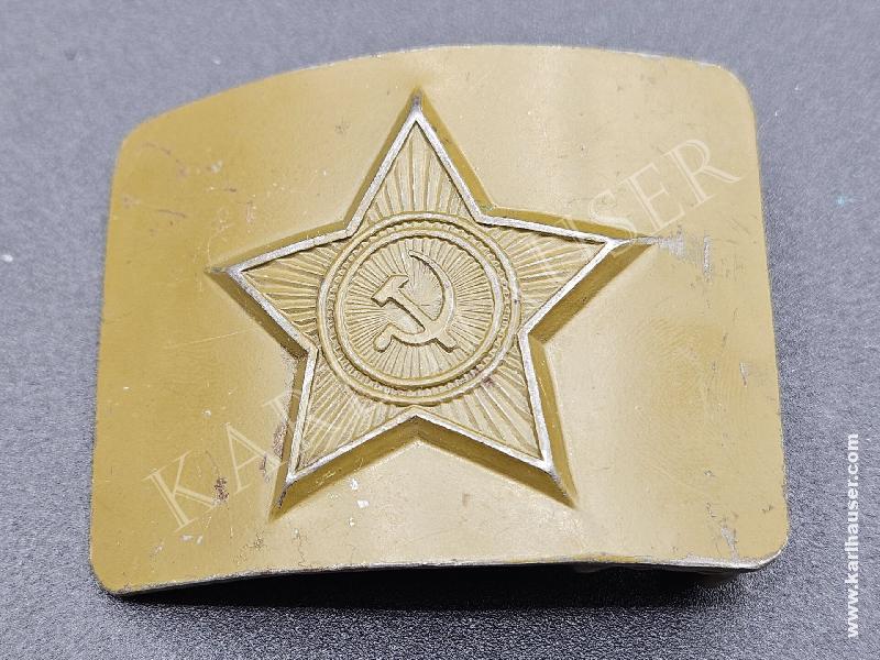 Art.  soviet-army-belt-buckle-green