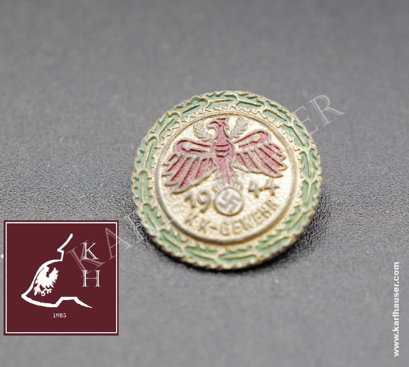 Art.  standschutzenverband-tirol-vorarlberg-gaumeisterabzeichen-1944-in-gold-mit-eichenlaubkranz-kk-gewehr