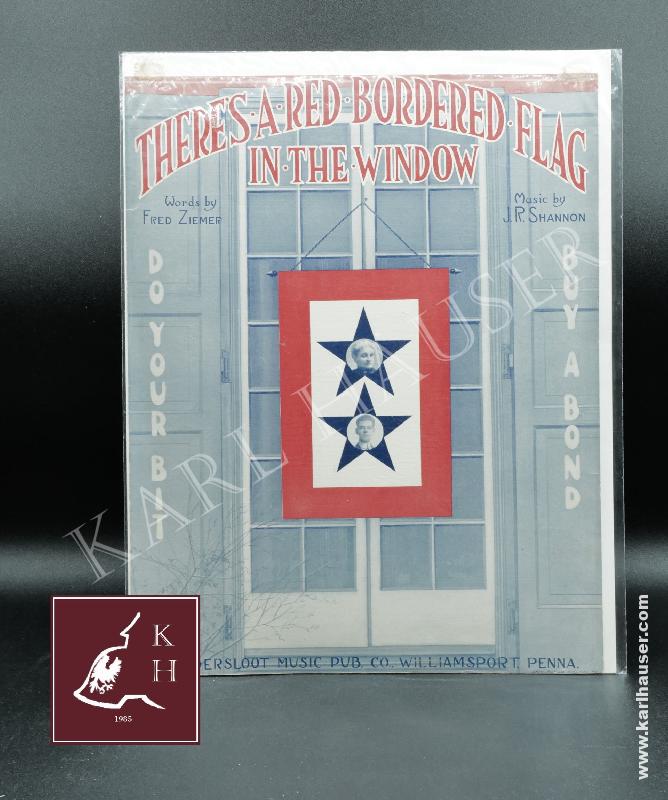 Art.  theres-a-red-bordered-flag-in-the-window-world-war-2-sheet-music