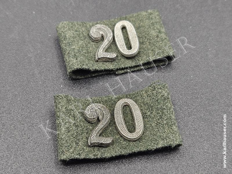 Art.  wehrmacht-heer-paar-uberschube-fur-schulterklappen-mannschaft-regiment-20