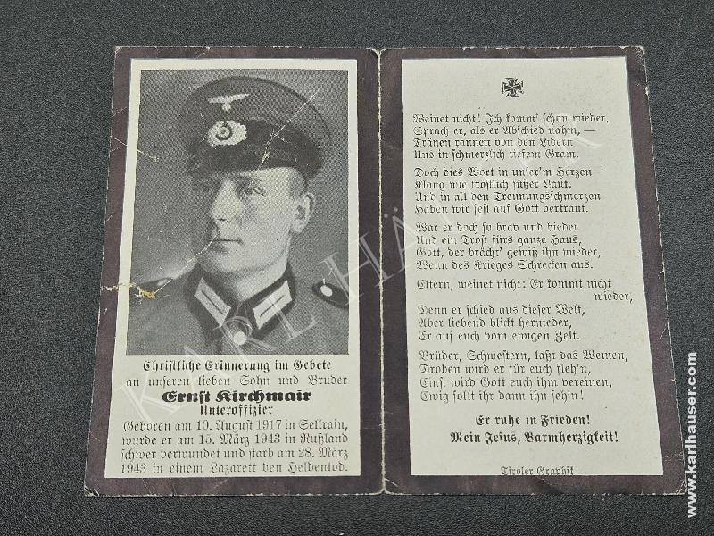 Art.  wehrmacht-sterbebild