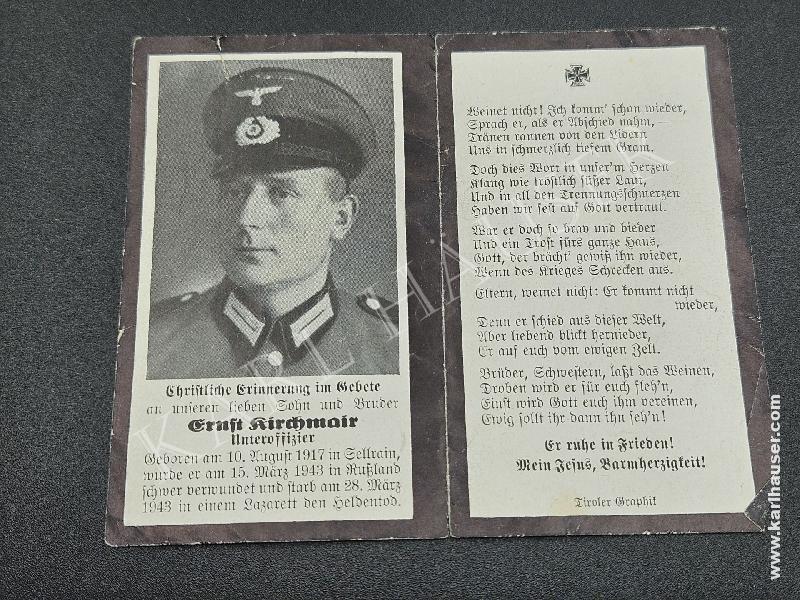 Art.  wehrmacht-sterbebild