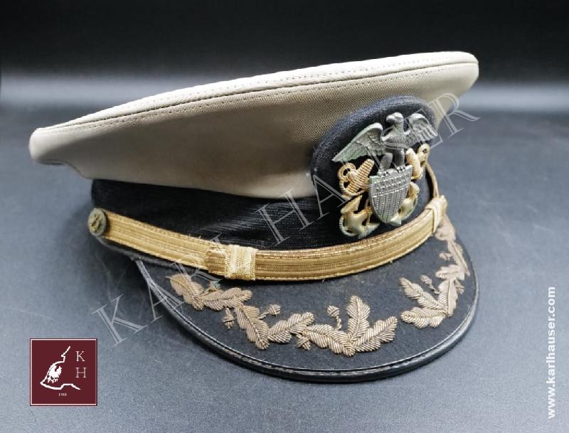Art.  ww2-us-navy-officers-commander-visor-service-hat